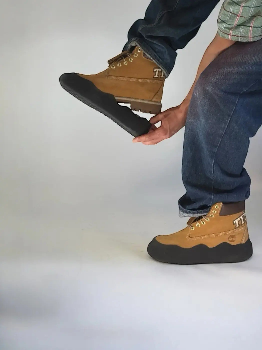 black glide soles on timberland boots