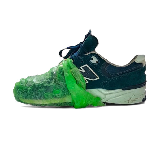 Venom Low shoe covers - Green - Glide Soles